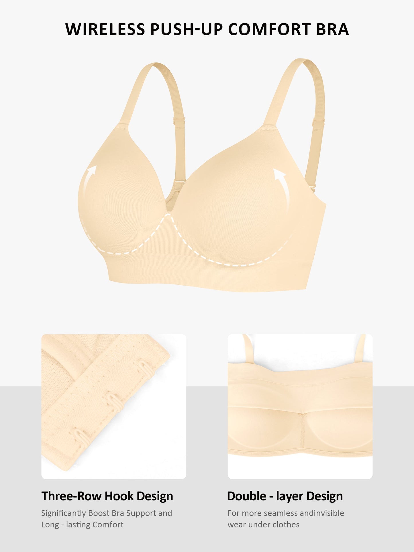 MyCurve Push-Up Seamless Bra + Shaper Tank Top