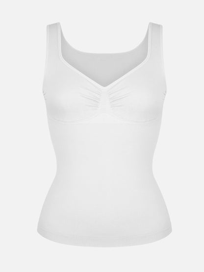 MyCurve Bust Support Waist and Abdomen Control Shape  Wide Straps Tank Top