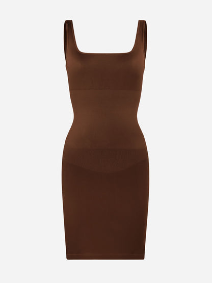 MyCurve Seamless Square Neck Shaping Dress