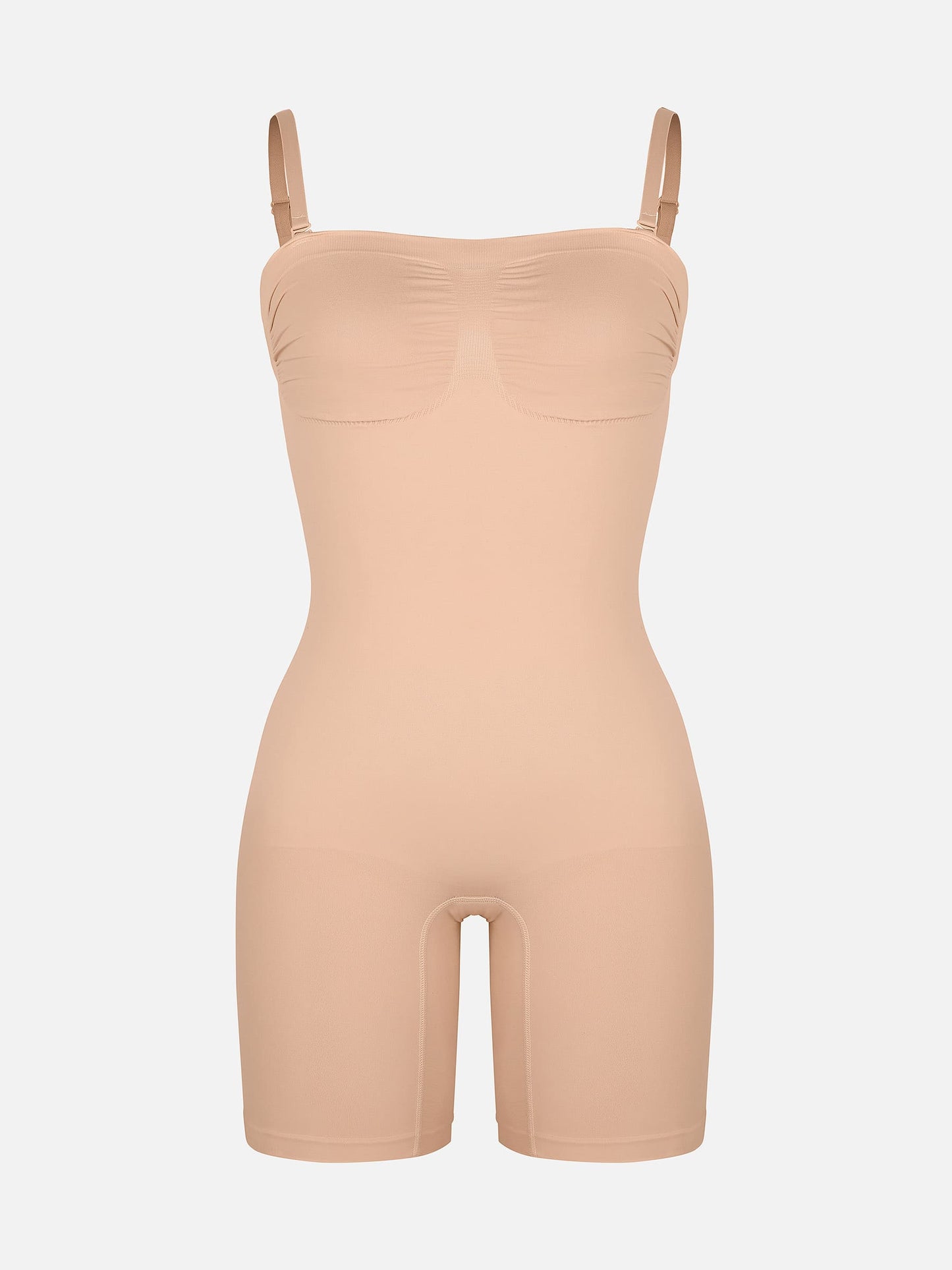 MyCurve Strapless Seamless Bodysuit with Removable Straps