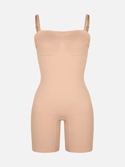 MyCurve Strapless Seamless Bodysuit with Removable Straps