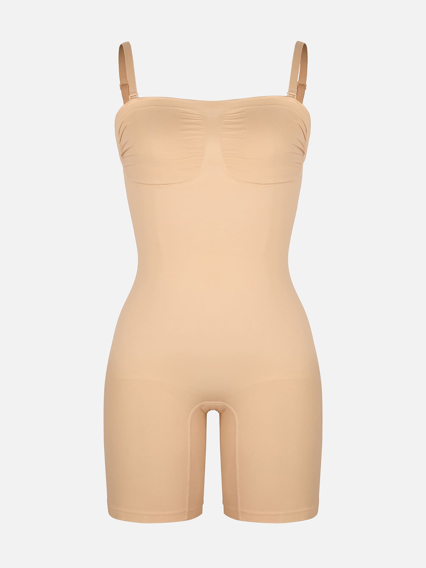 MyCurve Strapless Seamless Bodysuit with Removable Straps