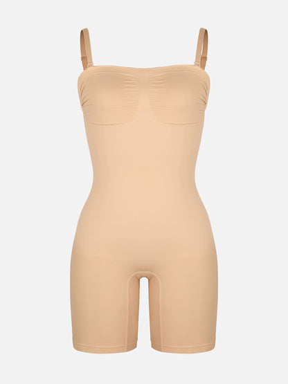 MyCurve Strapless Seamless Bodysuit with Removable Straps