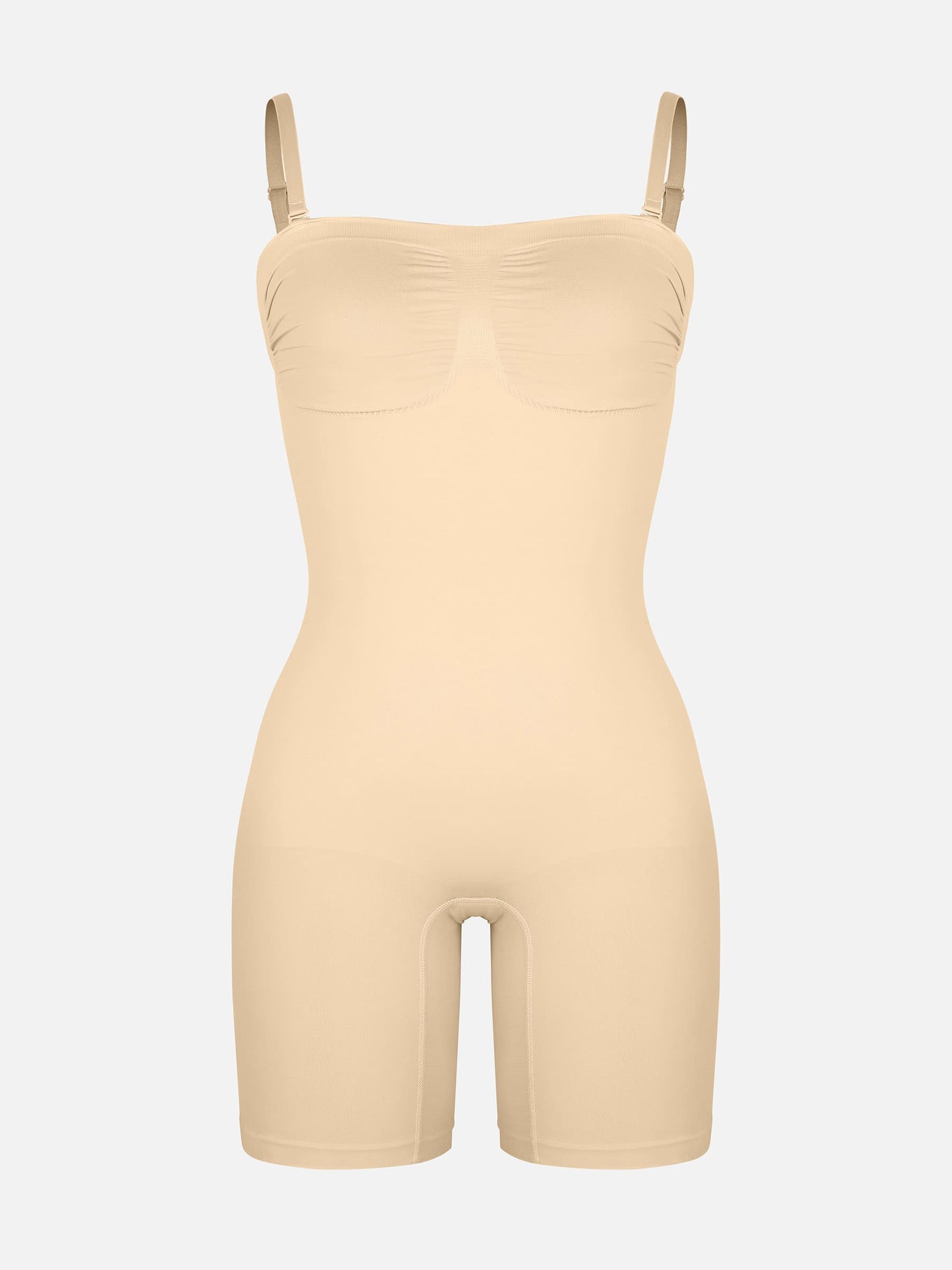 MyCurve Strapless Seamless Bodysuit with Removable Straps