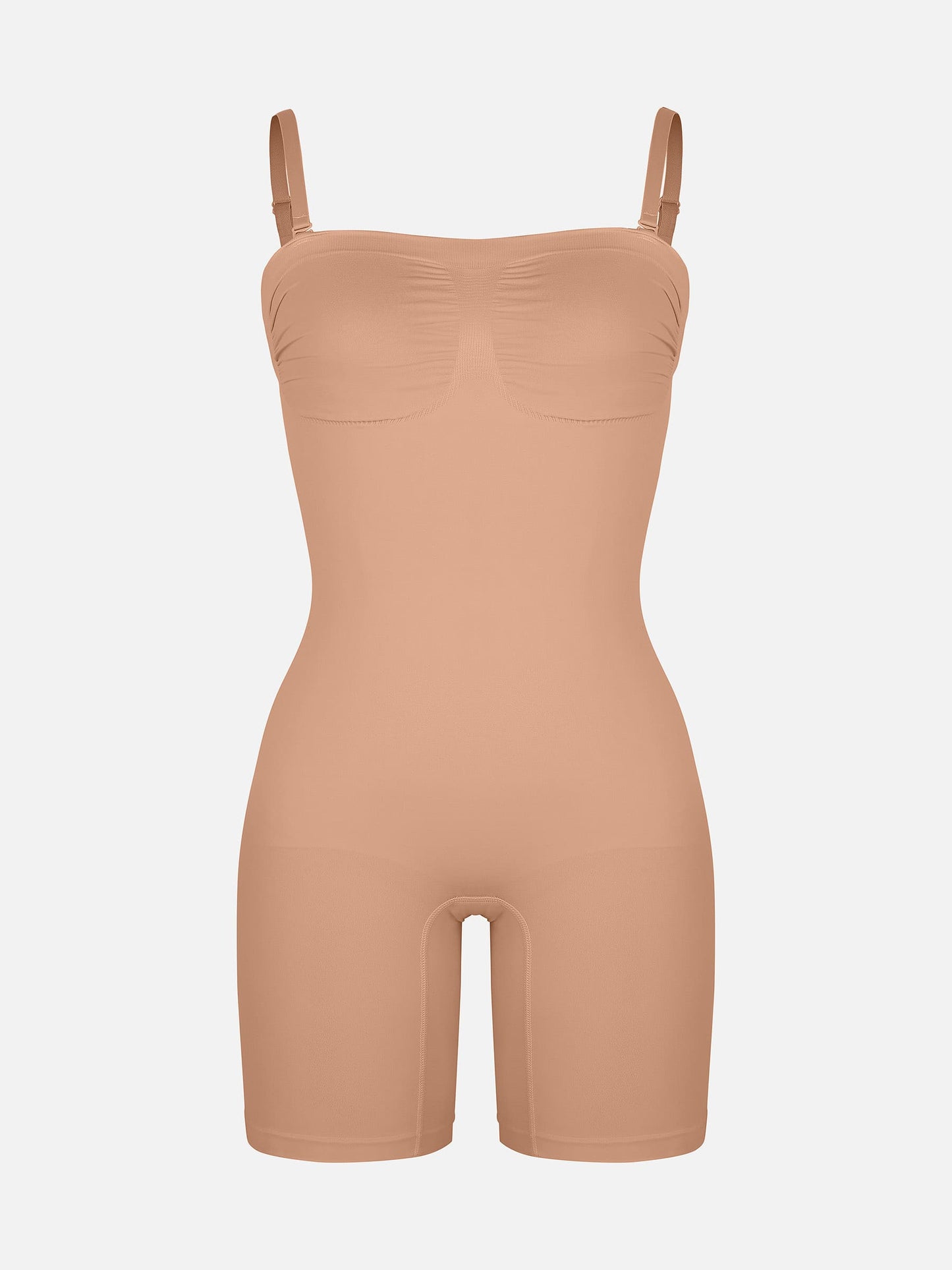 MyCurve Strapless Seamless Bodysuit with Removable Straps