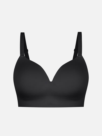 MyCurve Wireless Seamless Push-Up V-neck Bra