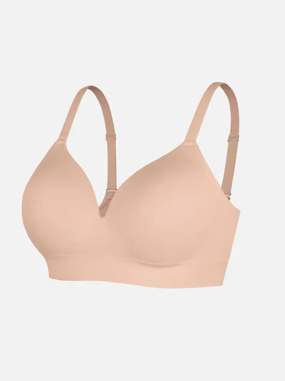 MyCurve Wireless Seamless Push-Up V-neck Bra