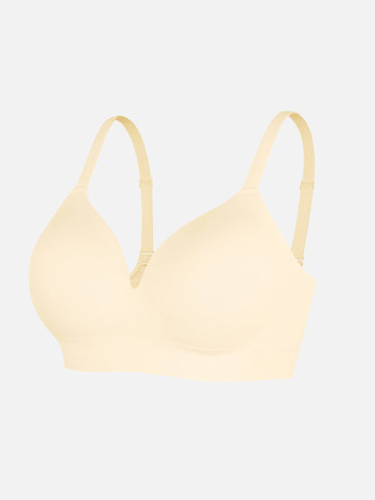 MyCurve Wireless Seamless Push-Up V-neck Bra
