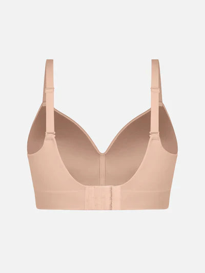 MyCurve Wireless Seamless Push-Up V-neck Bra