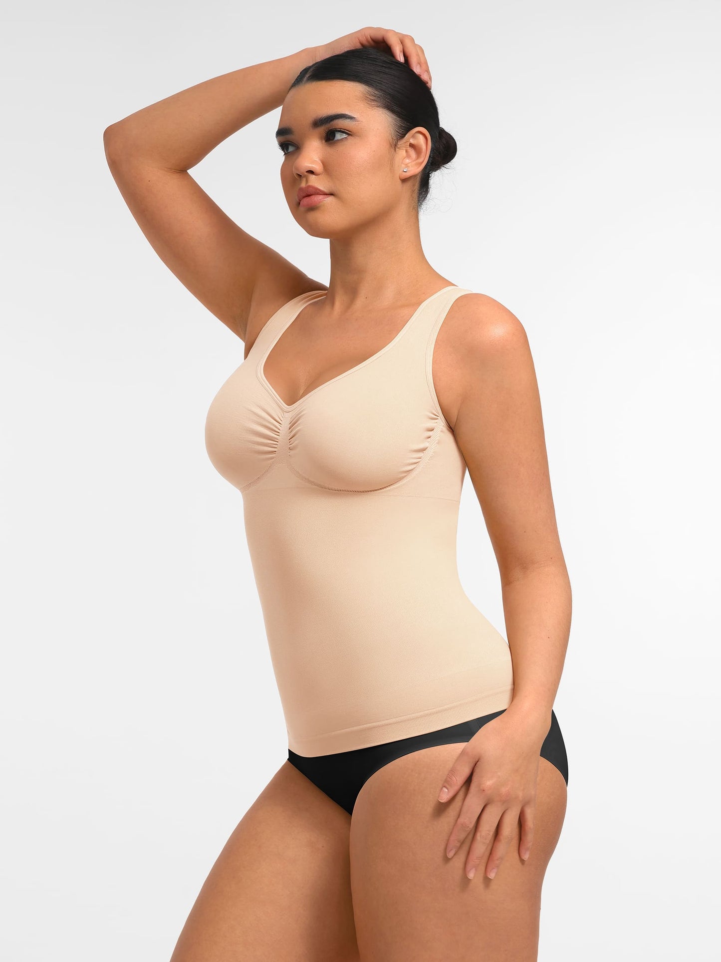 MyCurve Bust Support Waist and Abdomen Control Shape  Wide Straps Tank Top