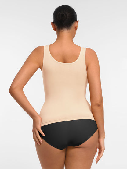 MyCurve Bust Support Waist and Abdomen Control Shape  Wide Straps Tank Top
