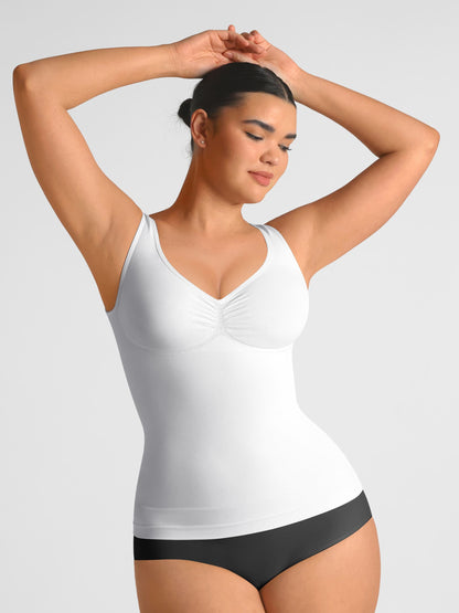 MyCurve Bust Support Waist and Abdomen Control Shape  Wide Straps Tank Top