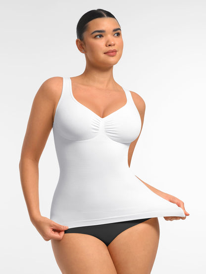 MyCurve Bust Support Waist and Abdomen Control Shape  Wide Straps Tank Top