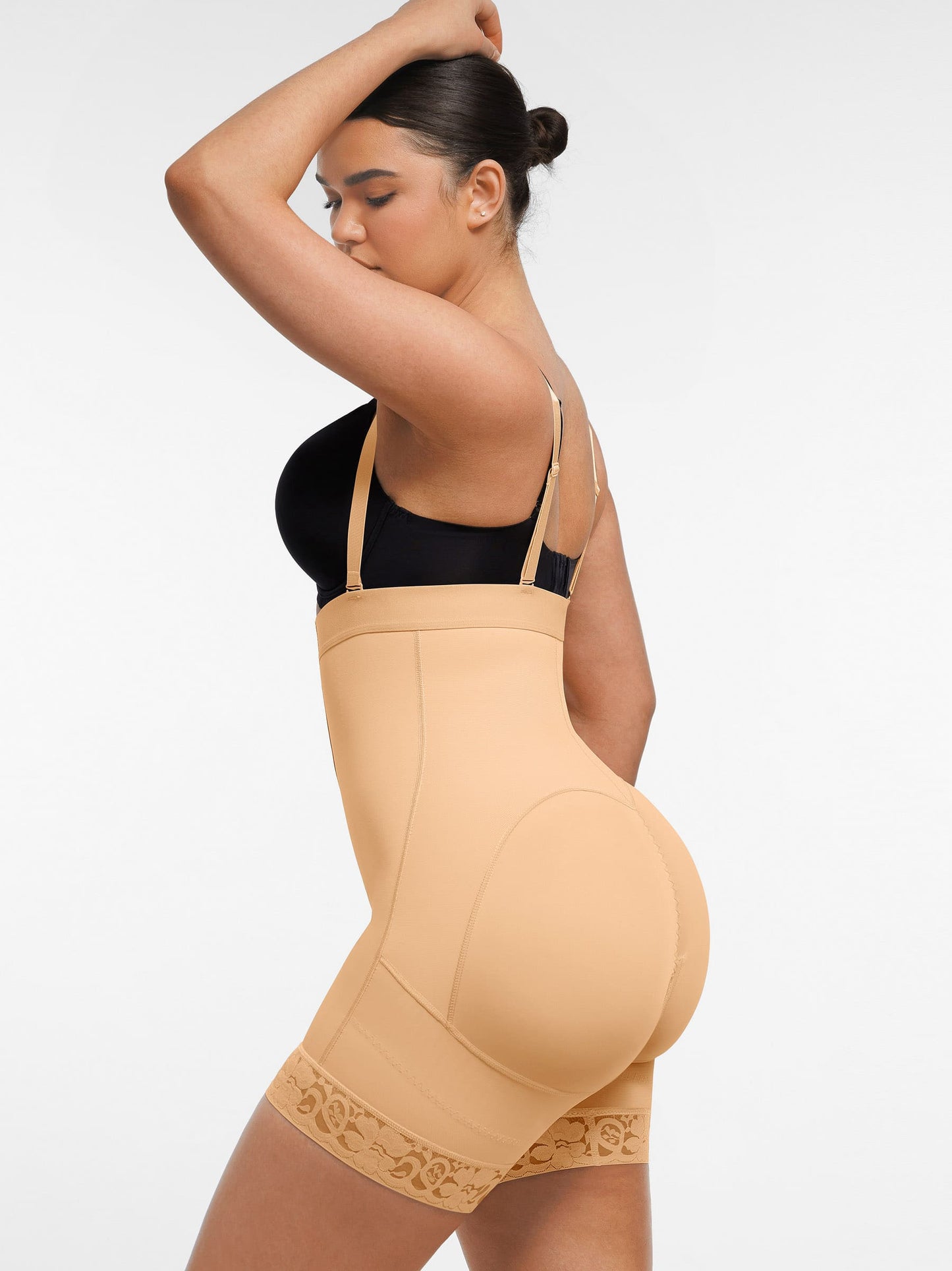 MyCurve Butt Lifting Body Shaper with Zip Crotch Smooth Tummy Control