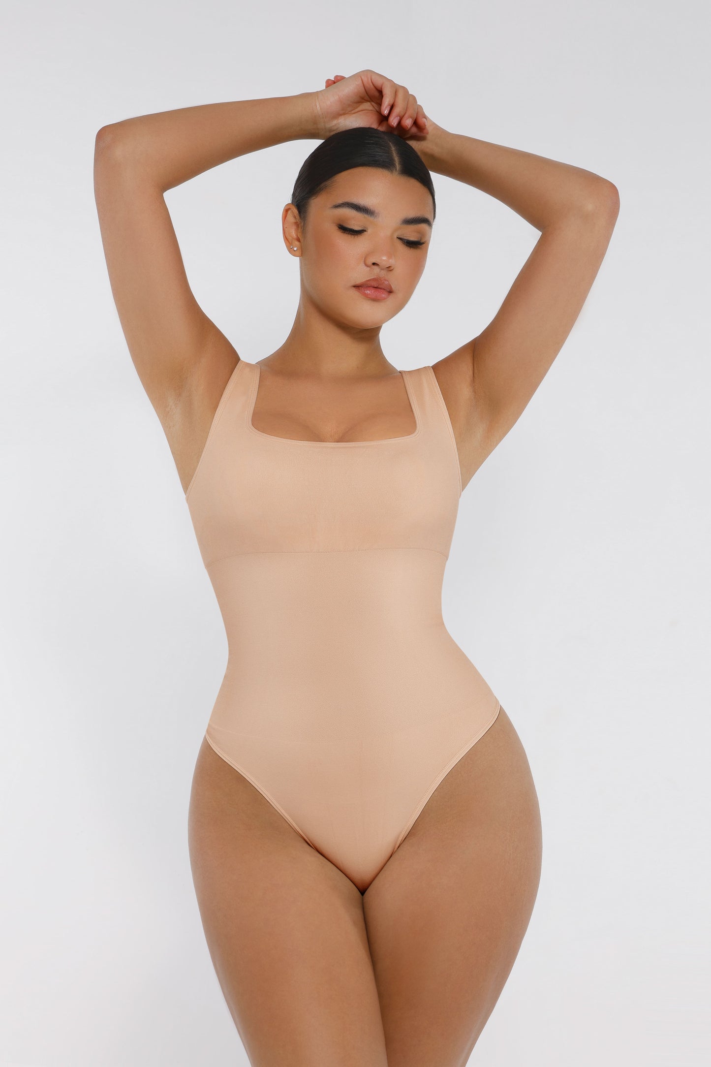 MyCurve Seamless Shapewear Thong Bodysuit