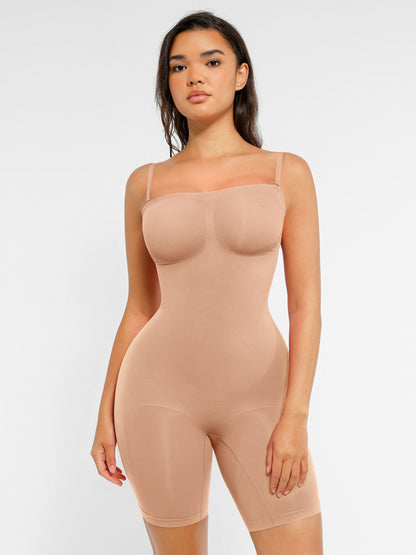MyCurve Strapless Seamless Bodysuit with Removable Straps