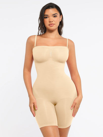 MyCurve Strapless Seamless Bodysuit with Removable Straps