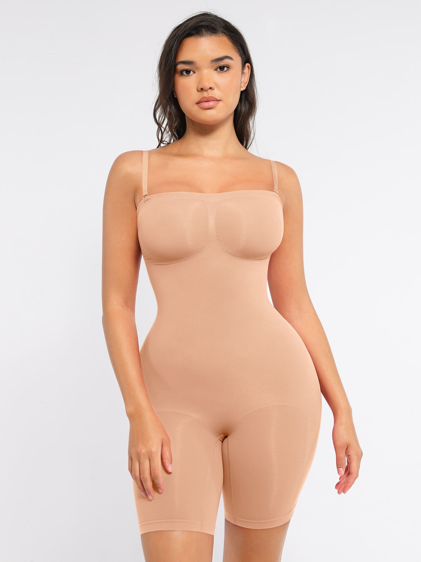 MyCurve Strapless Seamless Bodysuit with Removable Straps