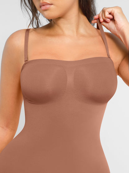 MyCurve Strapless Seamless Bodysuit with Removable Straps