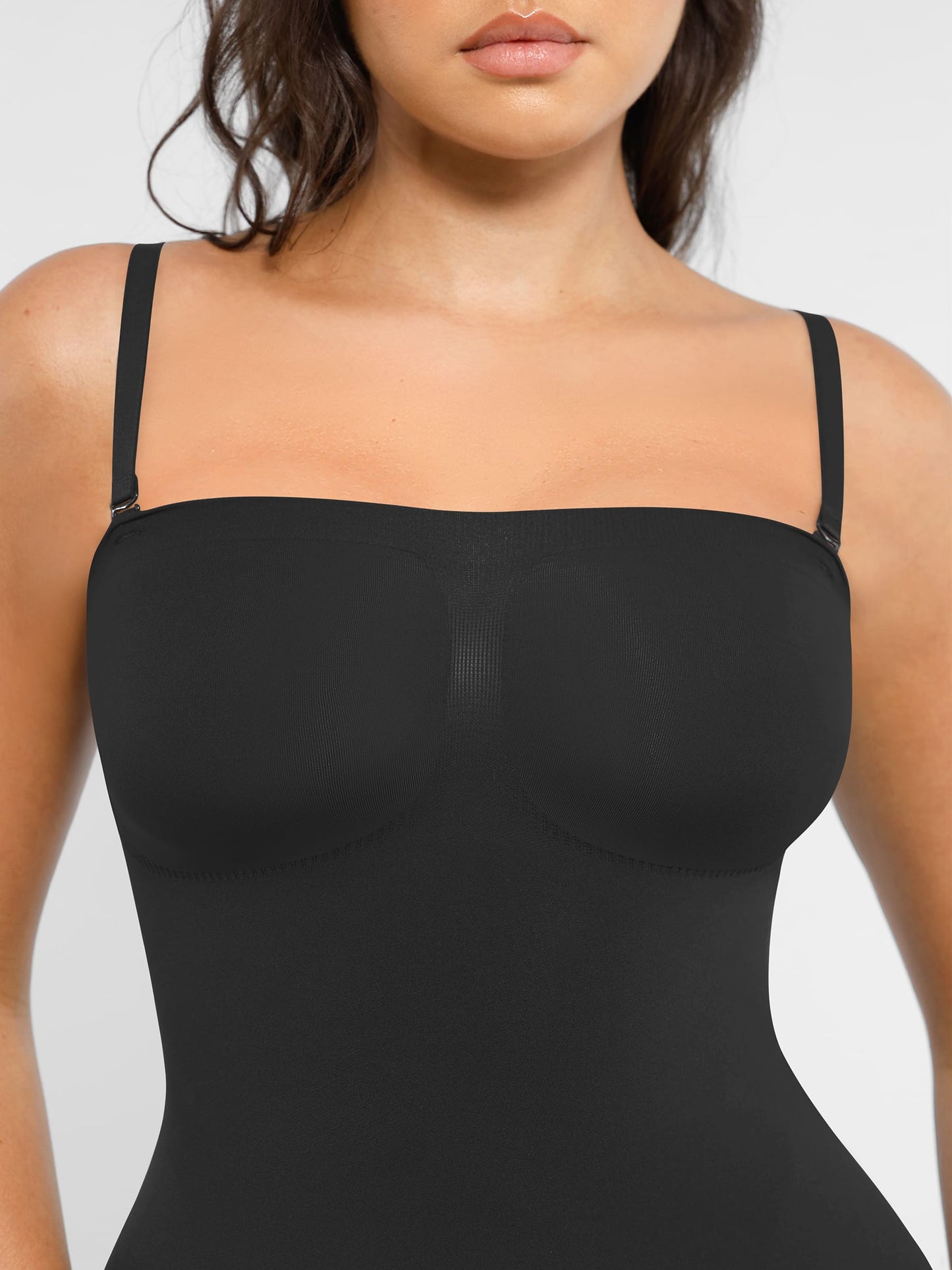 MyCurve Strapless Seamless Bodysuit with Removable Straps