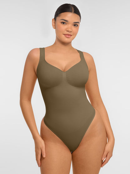 MyCurve Tummy Control Seamless Wide Strap Bodysuit