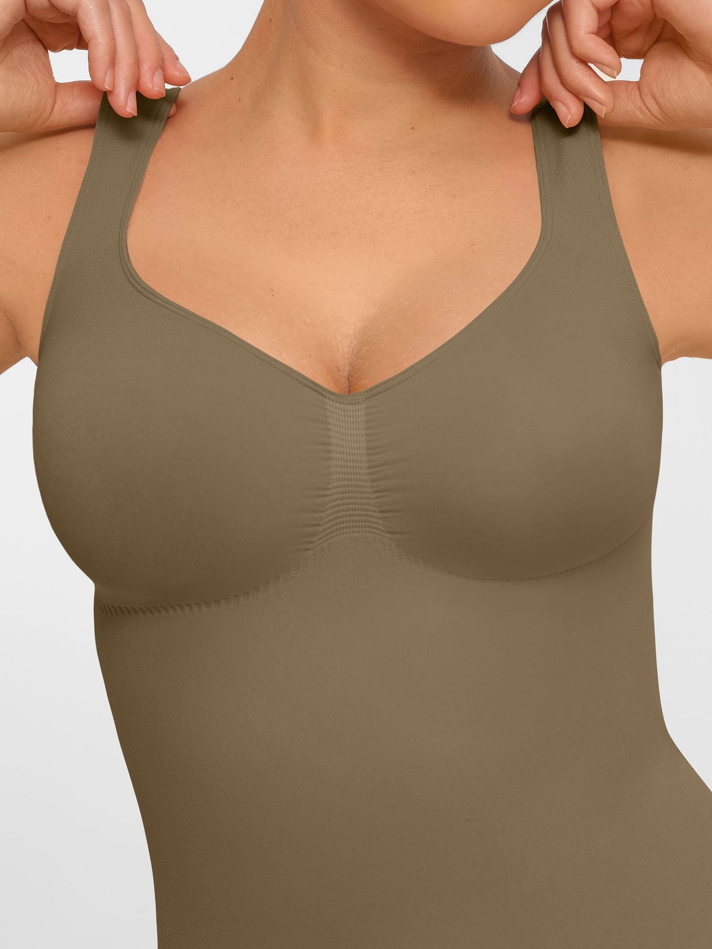 MyCurve Tummy Control Seamless Wide Strap Bodysuit