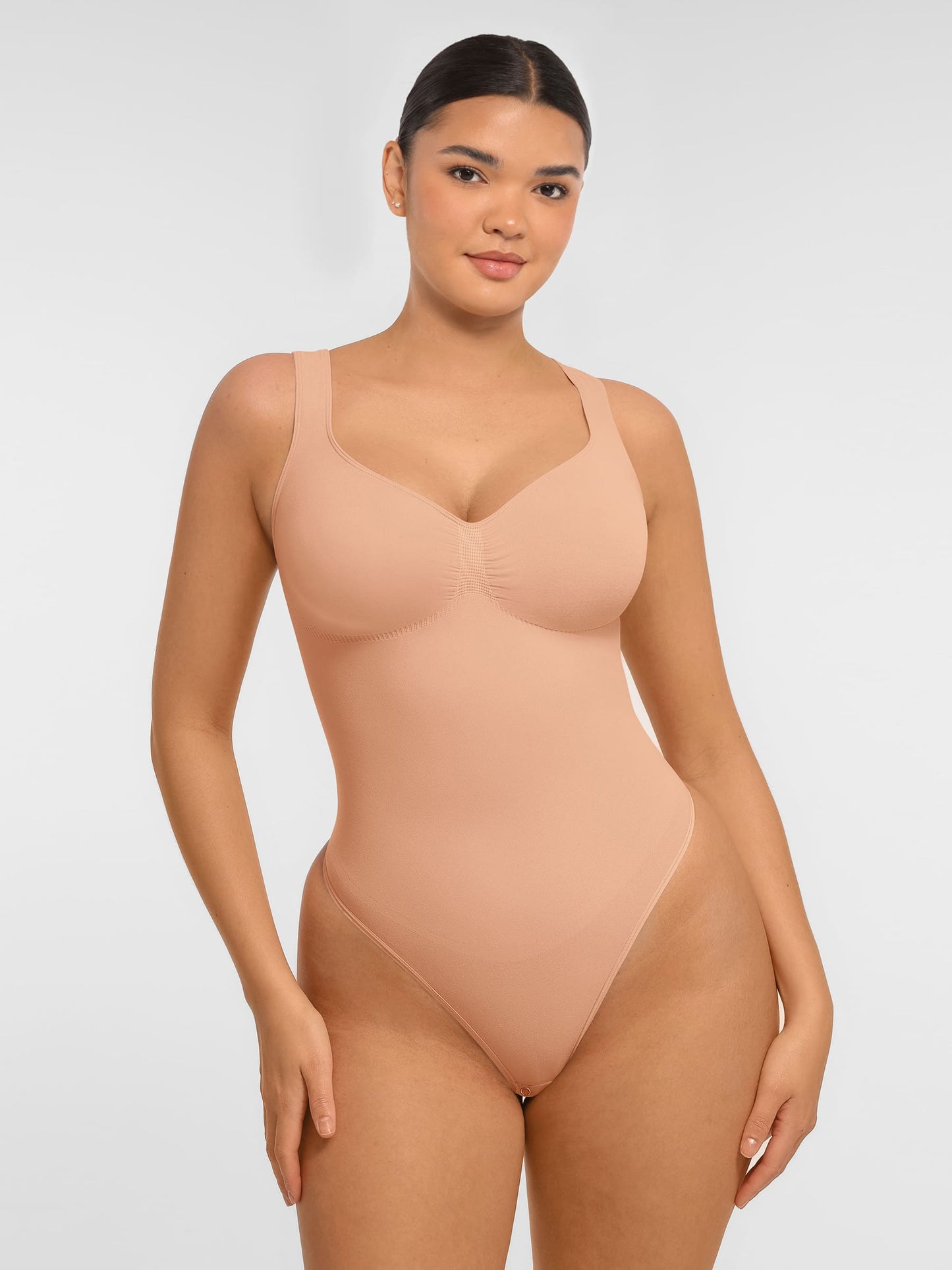 MyCurve Tummy Control Seamless Wide Strap Bodysuit
