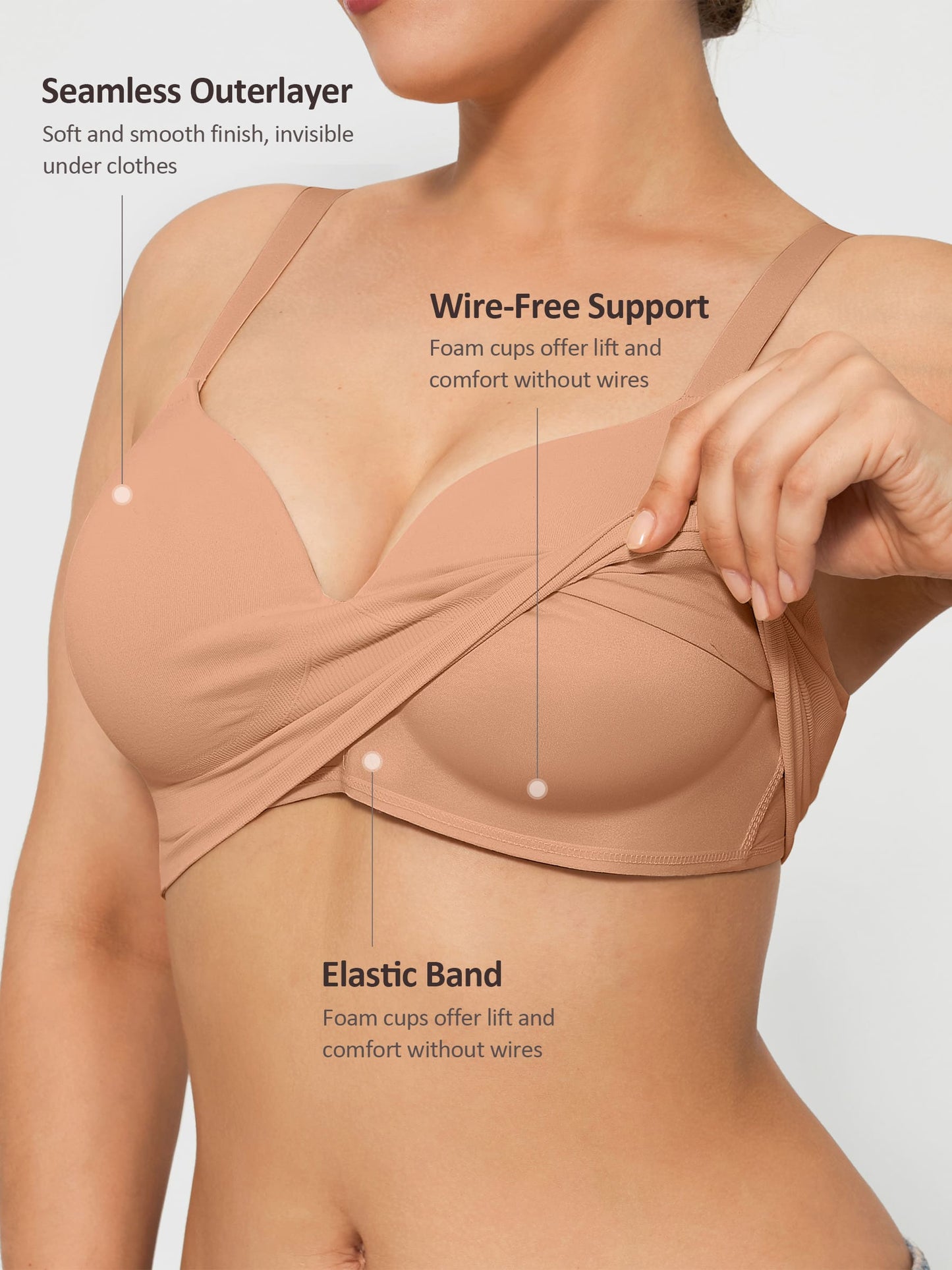 MyCurve 1 Push-Up Seamless Bra + 1 Smooth Seamless Bra