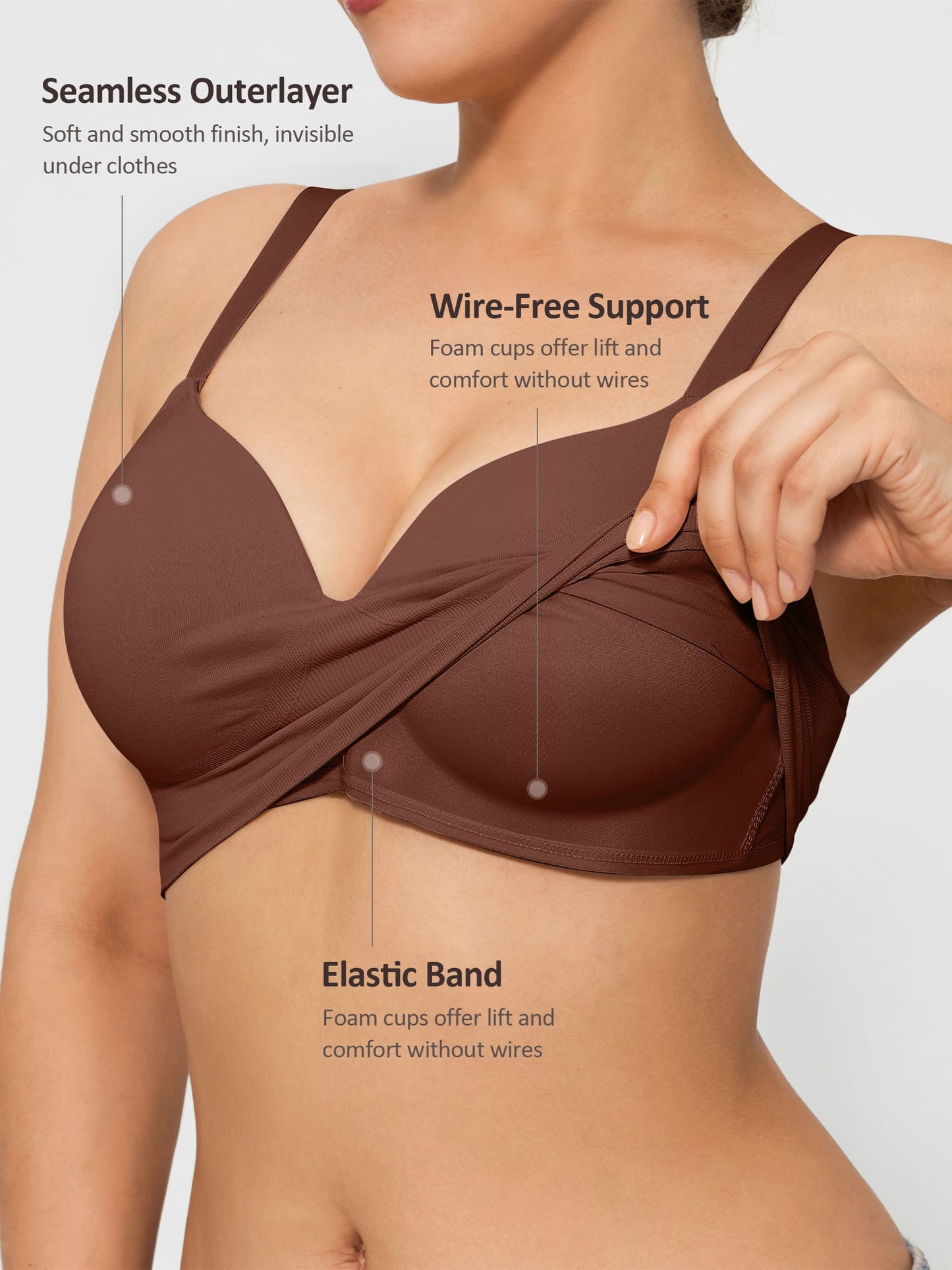 MyCurve 1 Push-Up Seamless Bra + 1 Smooth Seamless Bra
