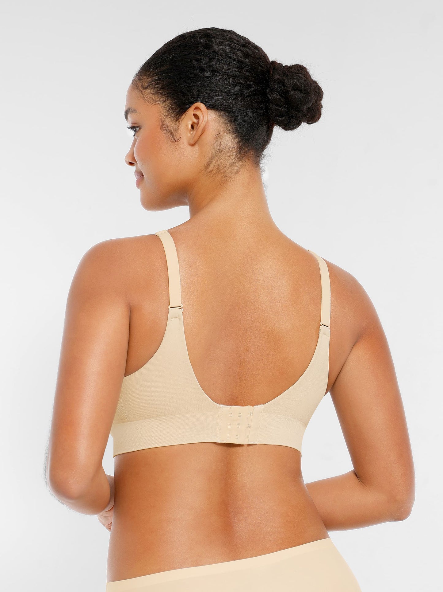 MyCurve Wireless Seamless Push-Up V-neck Bra
