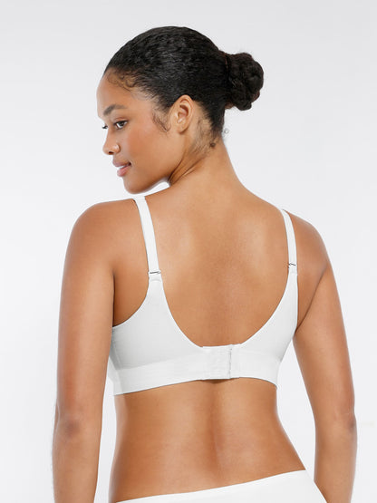MyCurve Wireless Seamless Push-Up V-neck Bra