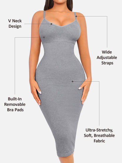 MyCurve Seamless Midi Body Shaper Dress