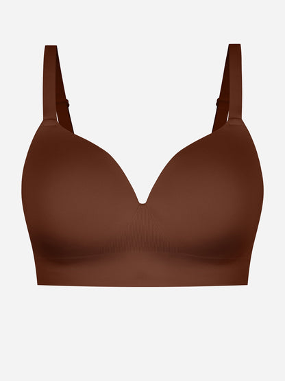 MyCurve Wireless Seamless Push-Up V-neck Bra