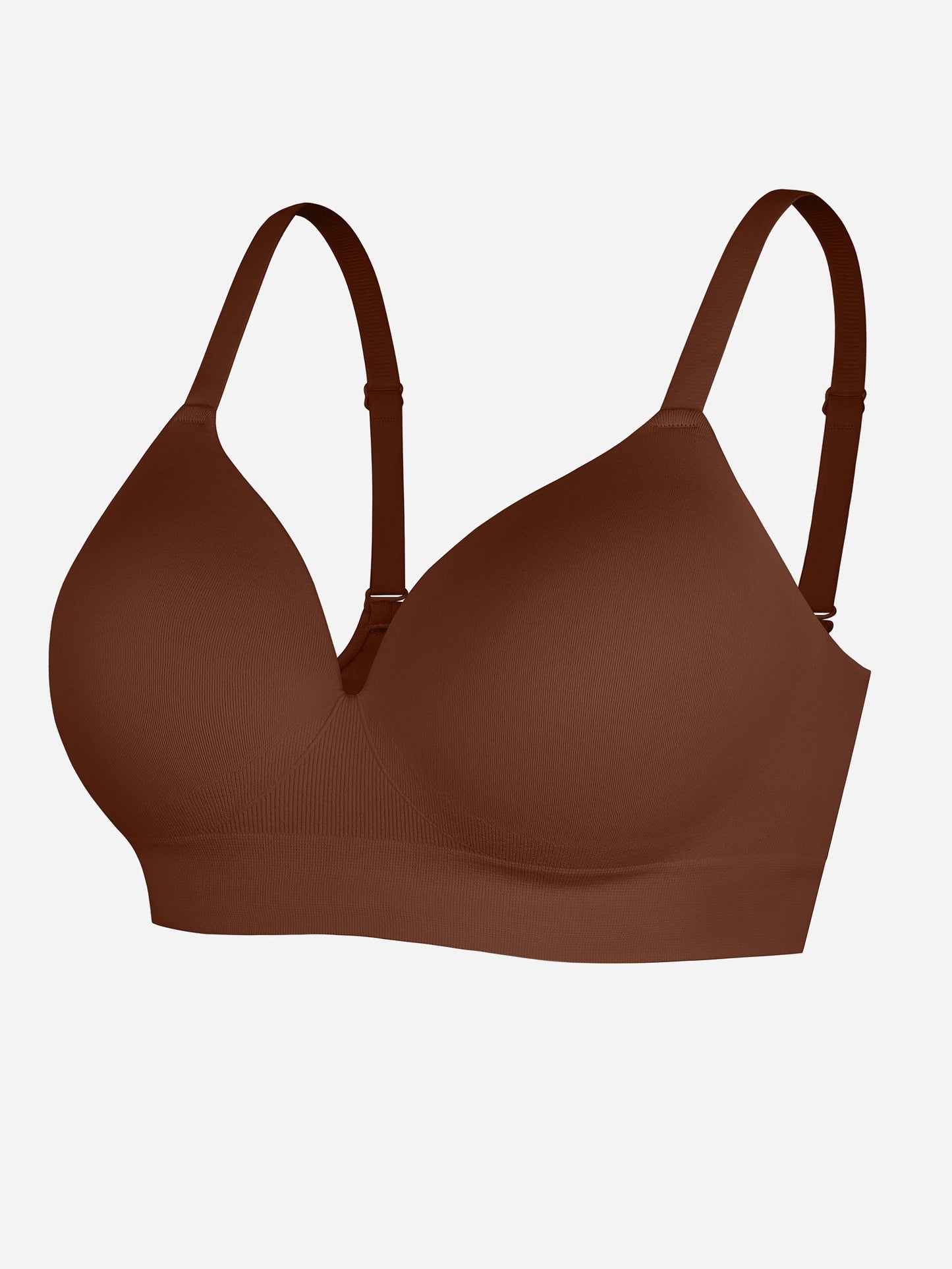 MyCurve Wireless Seamless Push-Up V-neck Bra
