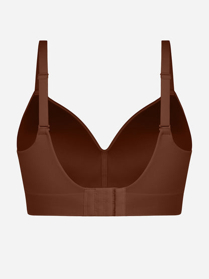 MyCurve Wireless Seamless Push-Up V-neck Bra