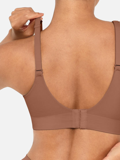 MyCurve 1 V Neck Shaping Bodysuit + 1 Push-Up Seamless Bra