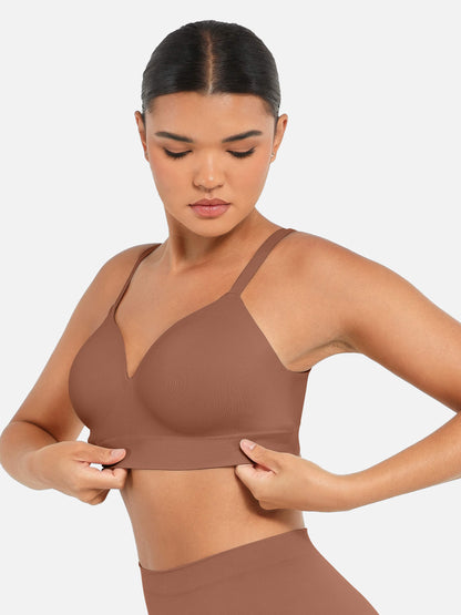 MyCurve Wireless Push-Up Seamless Full Coverage Bra Bundle