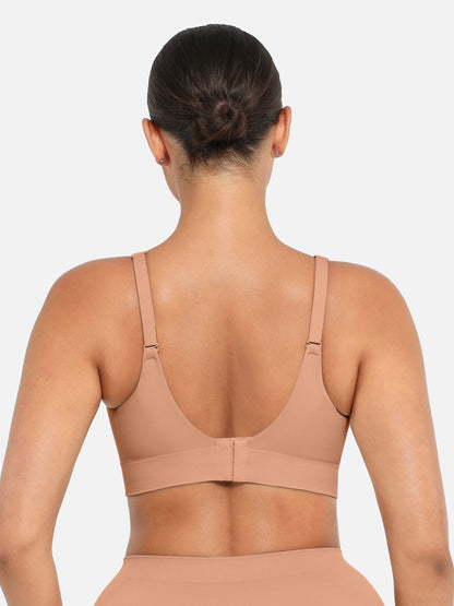 MyCurve 1 V Neck Shaping Bodysuit + 1 Push-Up Seamless Bra