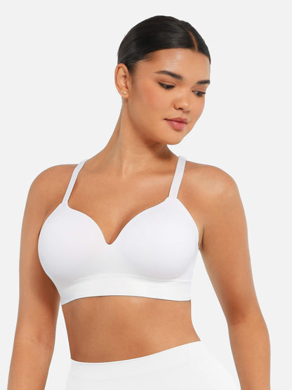 MyCurve 1 V Neck Shaping Bodysuit + 1 Push-Up Seamless Bra